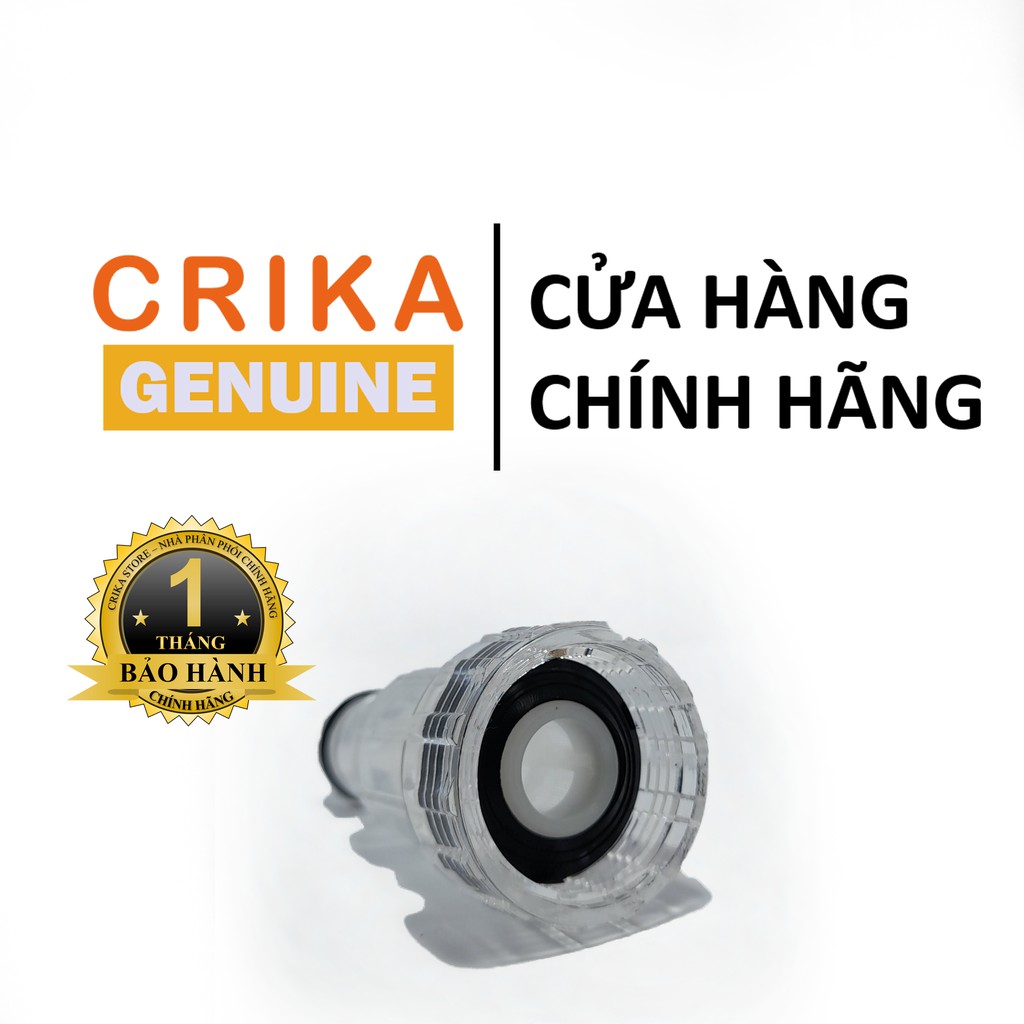 Cút nhựa lọc nối nhanh Crika đầu hút nước máy xịt rửa xe Ren 25mm