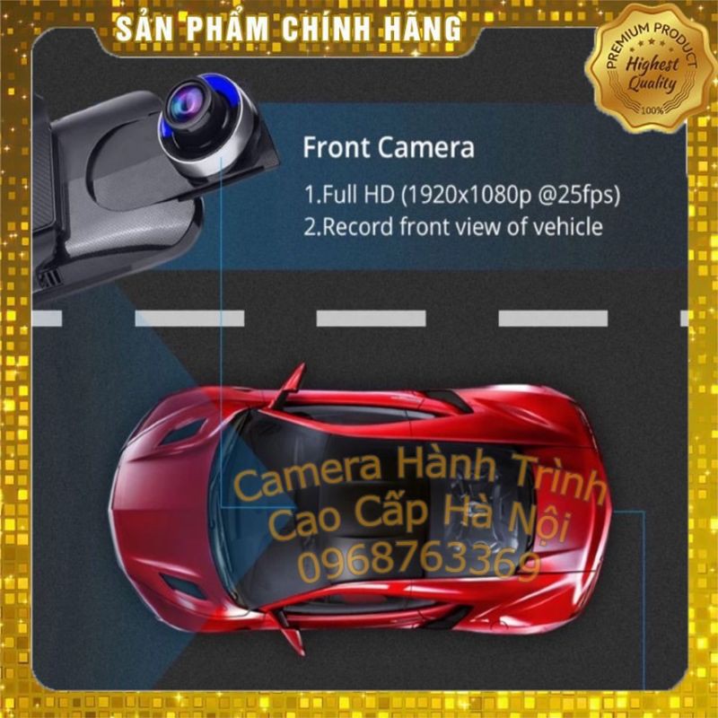 Camera Hành Trình Gương Android 4G [ Free ship + Thẻ 32GB ] Camera Hành Trình Cao Cấp Tại Hà Nội