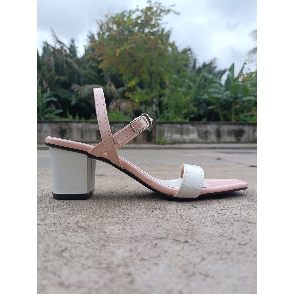 Giày Cao Gót Sandal quai bản Gót Kiểu 5p