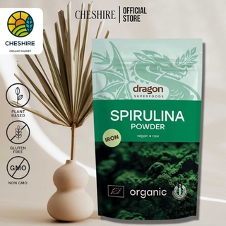 Bột tảo xoắn Spirulina hữu cơ 200g Dragon Superfoods