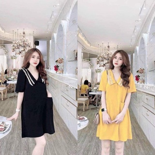 Váy bầu thiết kế chất liệu lụa hàn đẹp