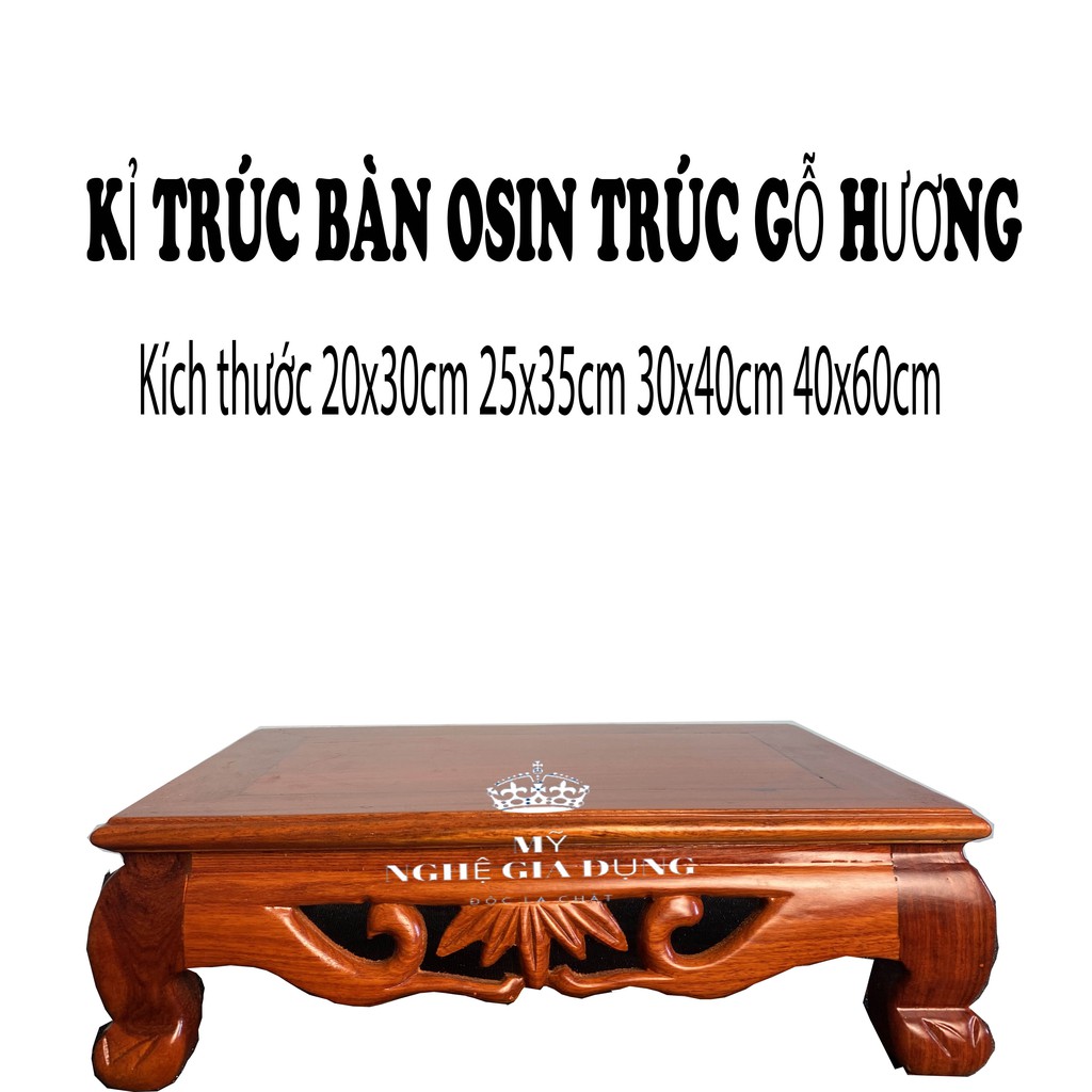 kỉ trúc- bàn osin bàn trà bàn cơm gỗ hương cao cấp