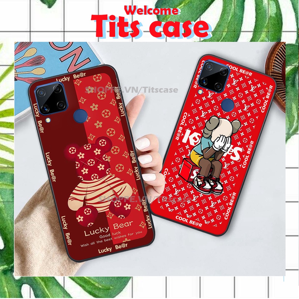 Ốp lưng Realme C15 in hình GẤU K@WS- BE@R COOL-CỰC XINH-RẺ-BỂN -ĐẸP