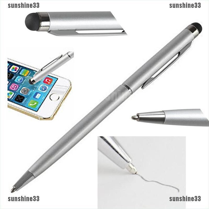 1 / 5 / 10 Bút Bi Cảm Ứng 2 Trong 1 Cho Ipad Iphone Tablet Smartphone
