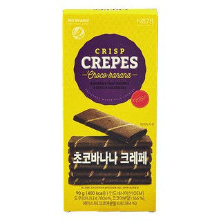 E - Bánh Crisp Crepes No Brand Vị Socola Chuối Hộp 90G