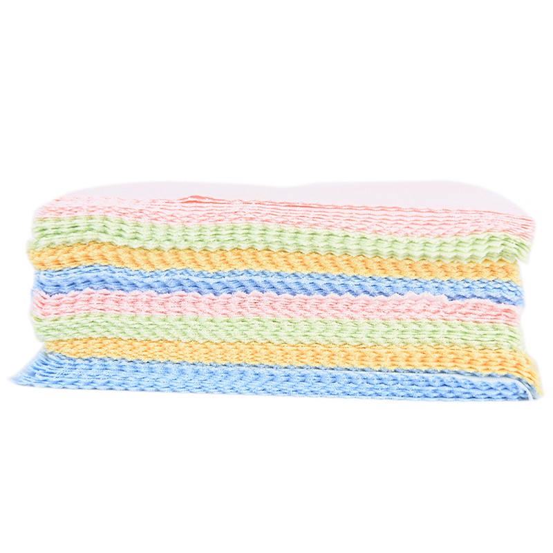 Set 10 khăn sợi nhỏ vệ sinh lau kính/màn hình điện thoại/camera tiện dụng