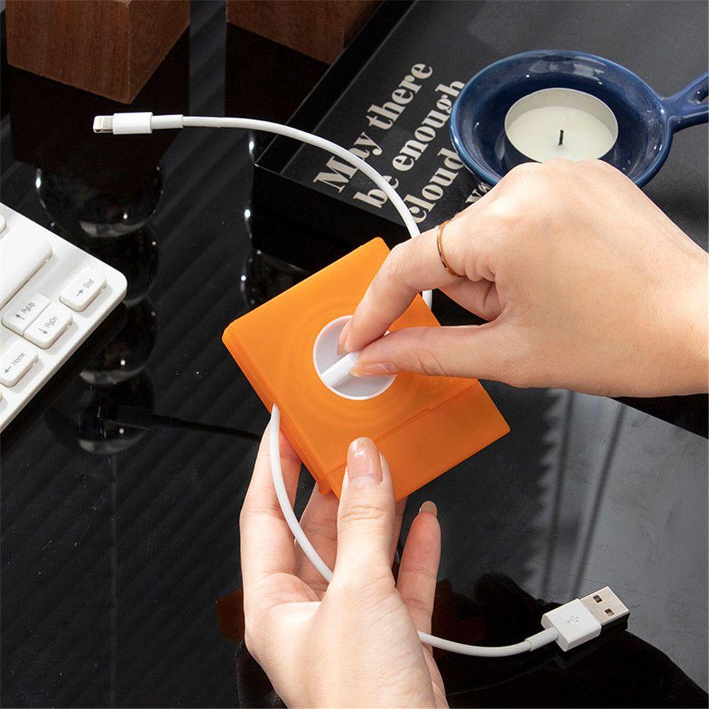Bộ 2 Hộp Đựng Dây Cáp Sạc USB Bằng PP Ốp