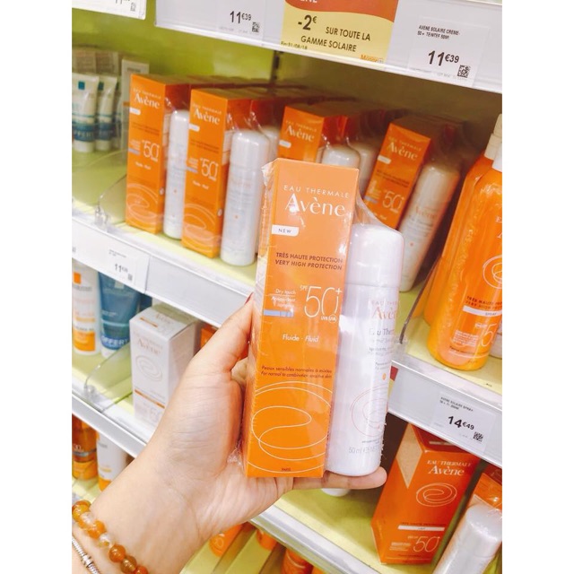 Kem chống nắng Avene fluide solaire Spf 50