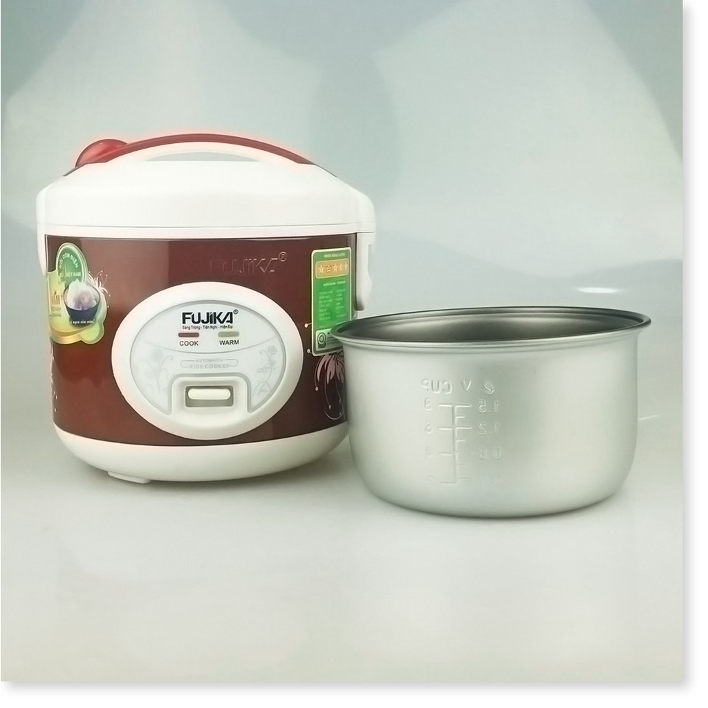 Nồi cơm điện nắp gài 1Lit Fujika FJ-CM10, công suất 400W, lồng men chống dính, bảo hành 12 tháng Điện Gia Dụng Bảo Minh