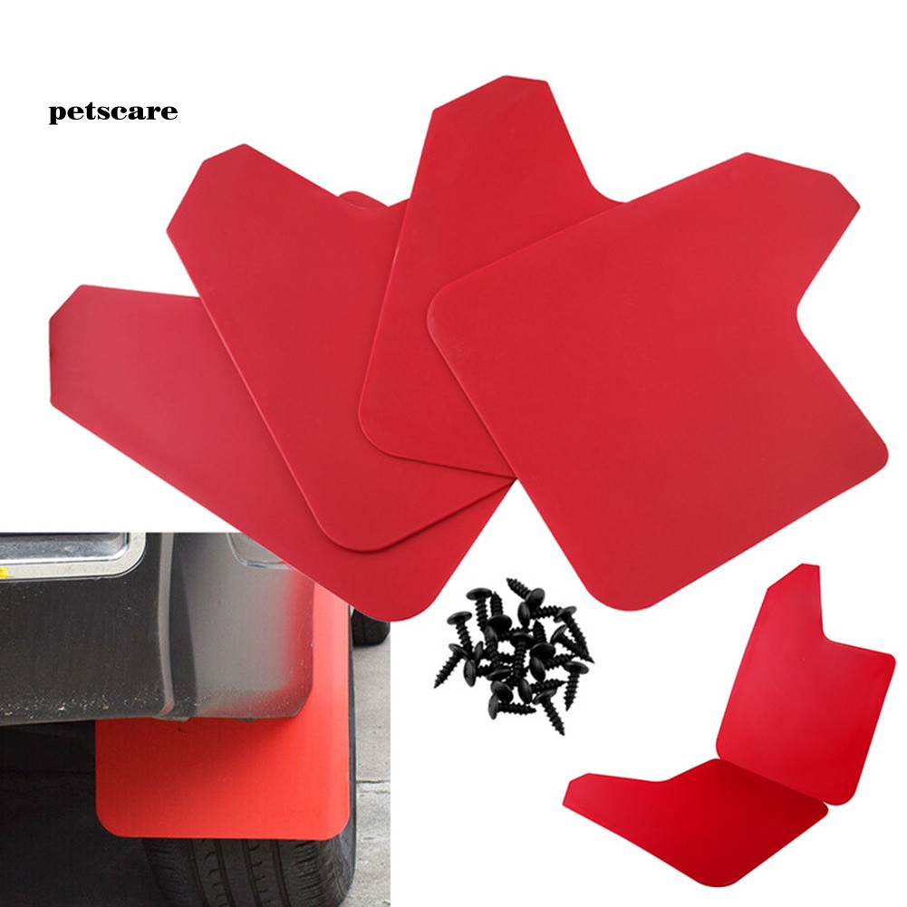 FENDER Bộ 4 Tấm Chắn Bùn Trước Sau Cho Xe Hơi