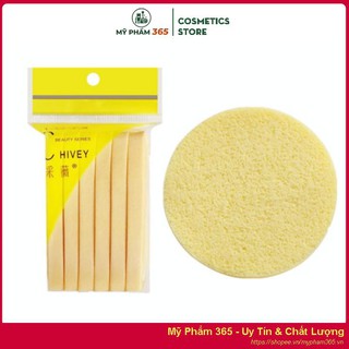 Bông Nở - Bọt Biển Rửa Mặt Chivey 12 Miếng / Miếng Mút Rửa Mặt Bọt Biển Dạng Nén ( Gói 12 Thanh)