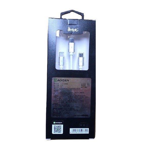 Cáp sạc nhanh điện thoại 3 đầu đa năng Aolidz L125