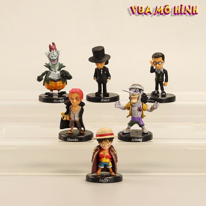 Figure One Piece- Combo Mô hình One Piece chibi 12 hải tặc chiều cao 5-10cm