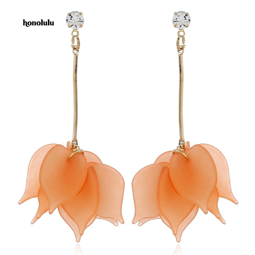 Bông Tai Hoa DáNg DàI ThờI Trang