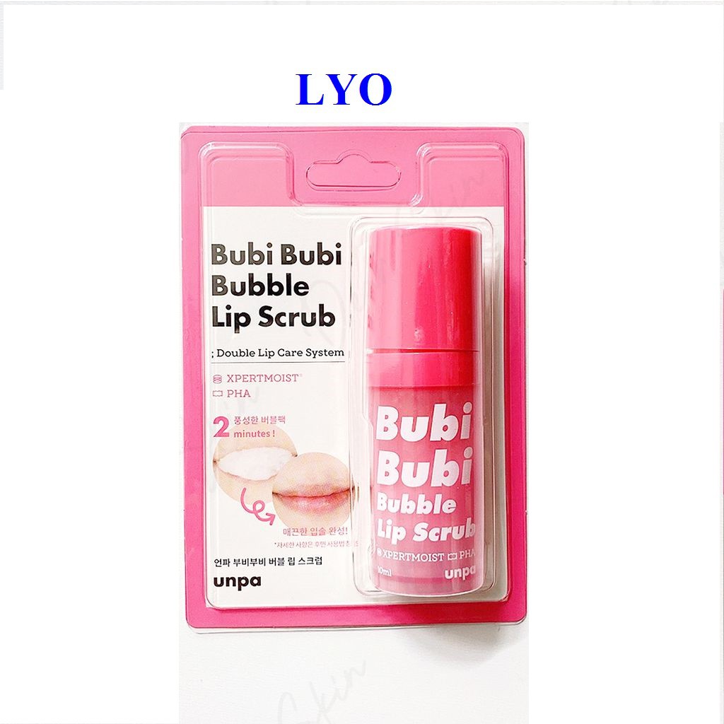 GEL TẨY DA CHẾT MÔI UNPA BUBI BUBI LIP