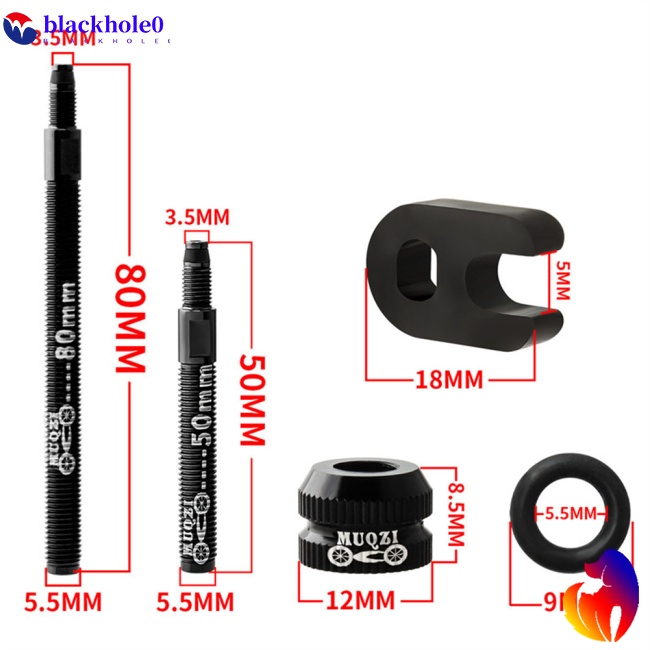 Đầu Nối Dài Van Xe Đạp Leo Núi Bằng Hợp Kim Nhôm Mquzi