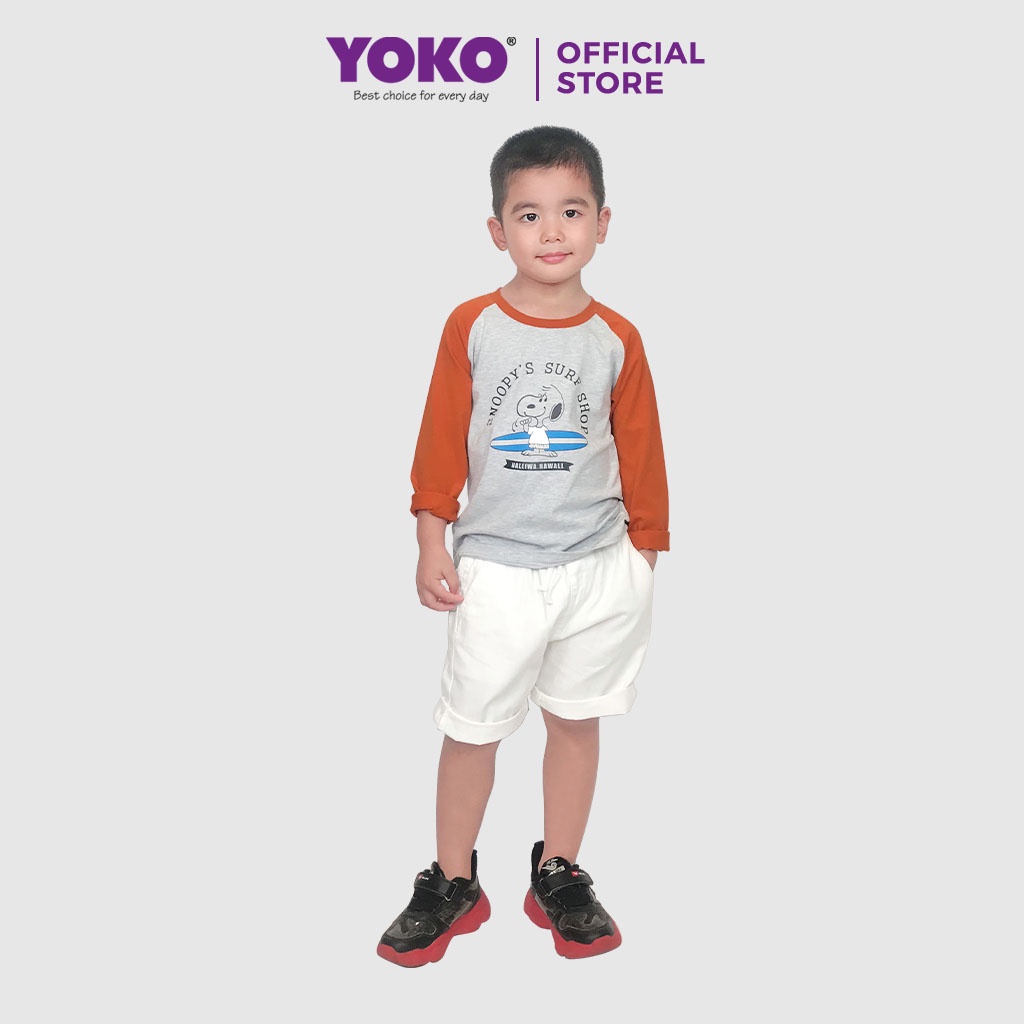 [Mã BMBAU50 giảm 7% đơn 150K] Áo Thun Tay Dài Bé Trai (1-9 Tuổi) YOKO KID’S FASHION 21349T