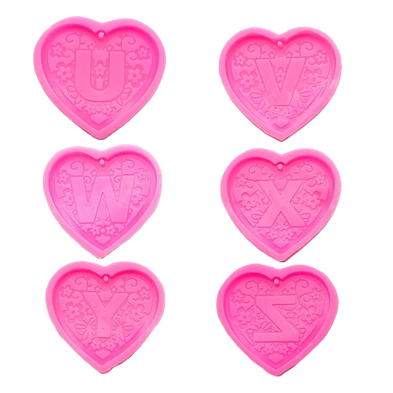 Sa Khuôn Silicon 26 Chữ Cái Làm Móc Khóa