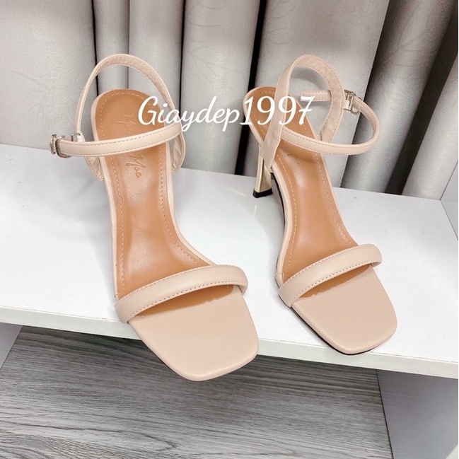 Sandal Cao Gót 9 Phân, Gót Nhọn Mạ Đồng HÓT Hè 2022 mã OOOO