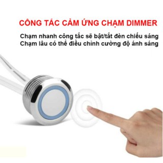 Công tắc cảm ứng thông minh DC Dimmer MY-9026WT cảm ứng chạm điện dung 12V có đèn led hiển thị