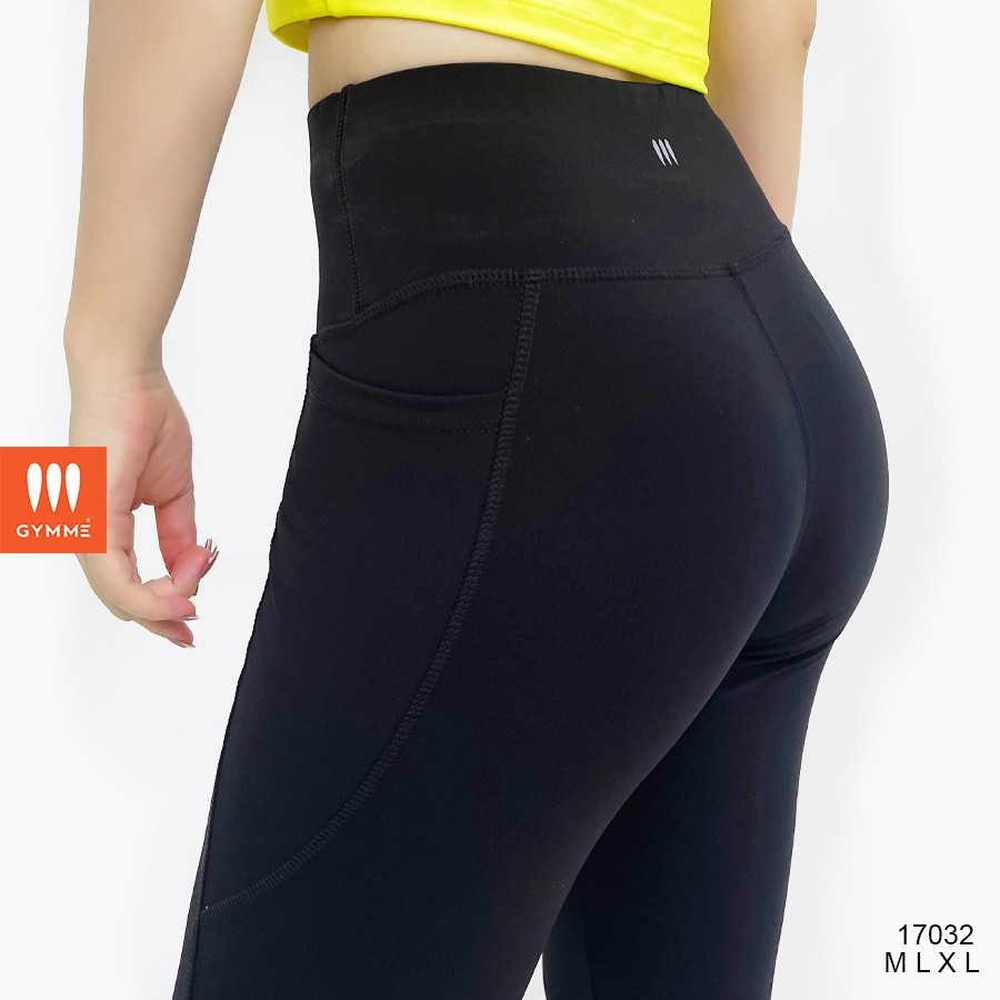 GYMME Quần tập legging nữ tập gym yoga chất thun dáng thể thao - 17032