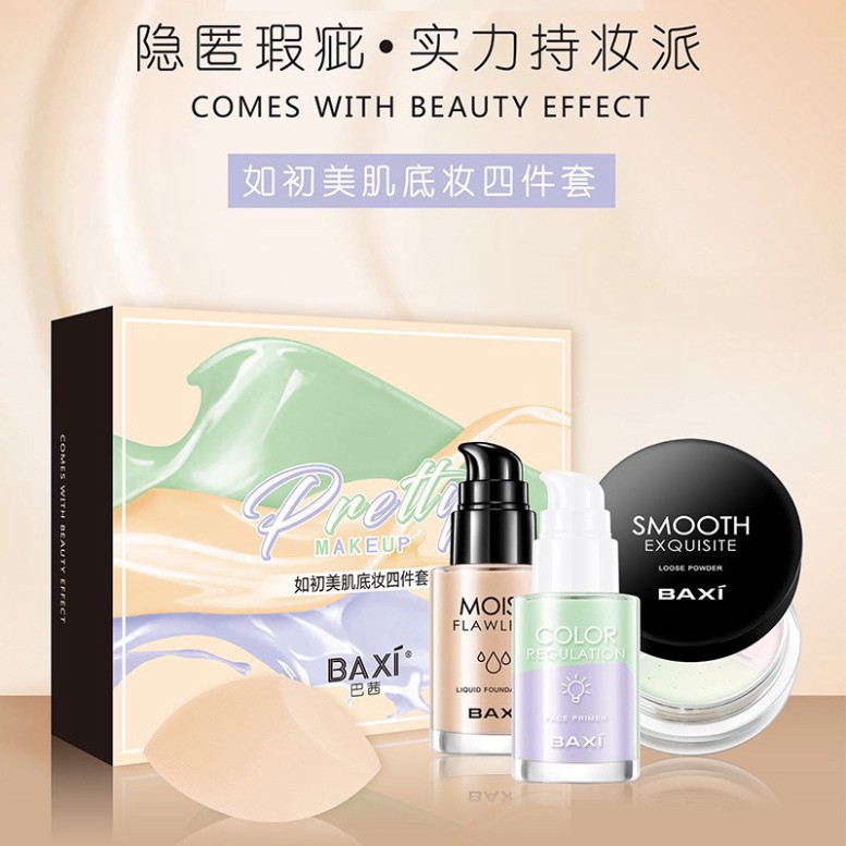 BỘ TRANG ĐIỂM 4 MÓN BAXI PRETTY MAKEUP