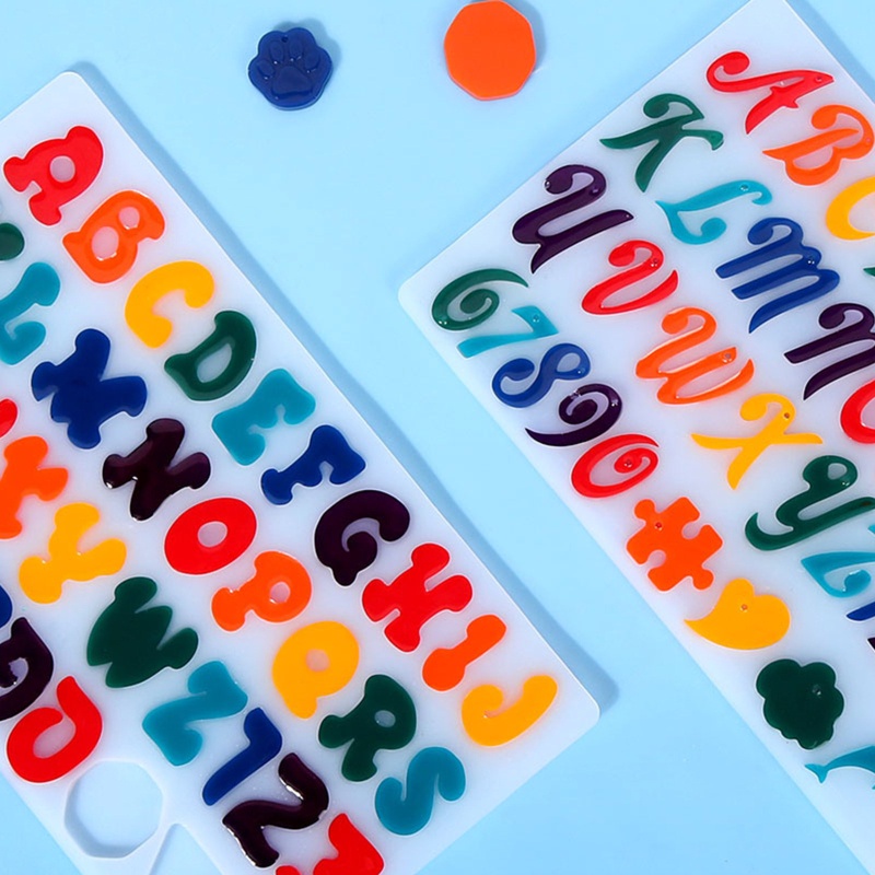 Khuôn Làm Trang Sức Hình Chữ Vui Nhộn Sáng Tạo DIY