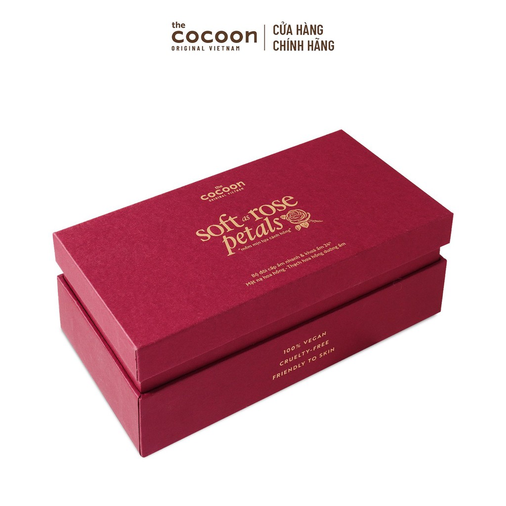 Gift Set - Mềm Mịn Tựa Cánh Hồng : 01 Mặt nạ hoa hồng Cocoon 30ml + 01 Thạch hoa hồng dưỡng ẩm Cocoon 30ml | BigBuy360 - bigbuy360.vn