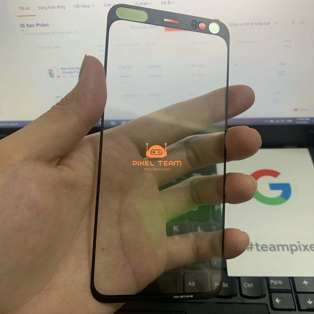 Mặt Kính Màn Hình Google Pixel 4 4a 4a5g 4XL Liền Keo OCA Dành Cho Kỹ Thuật Viên Ép Kính