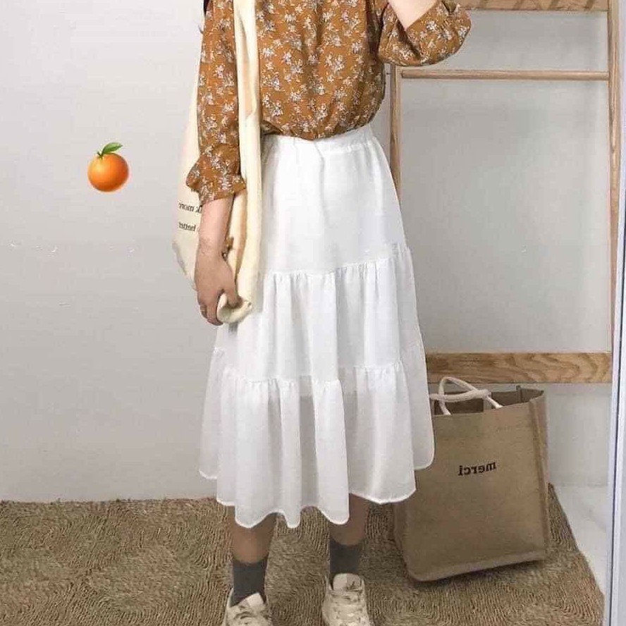 Chân váy dài 💎 Chân váy voan 3 tầng, chân váy trắng/đen, chân váy voan ngắn, chân váy voan dài 💎 Chân váy ulzzang - ZaZi | BigBuy360 - bigbuy360.vn