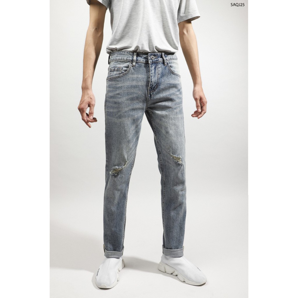 |Hẻm Store| Quần Jean nam, quần bò nam SATOSHI form slimfit ống ôm gọn chất jean co dãn thoải mái | BigBuy360 - bigbuy360.vn