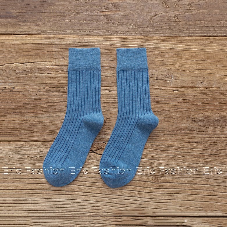 Tất cổ nhún, tất cổ cao, vớ nữ dài vải cotton co dãn phong cách hàn quốc vintage nhiều màu Eric Fashion