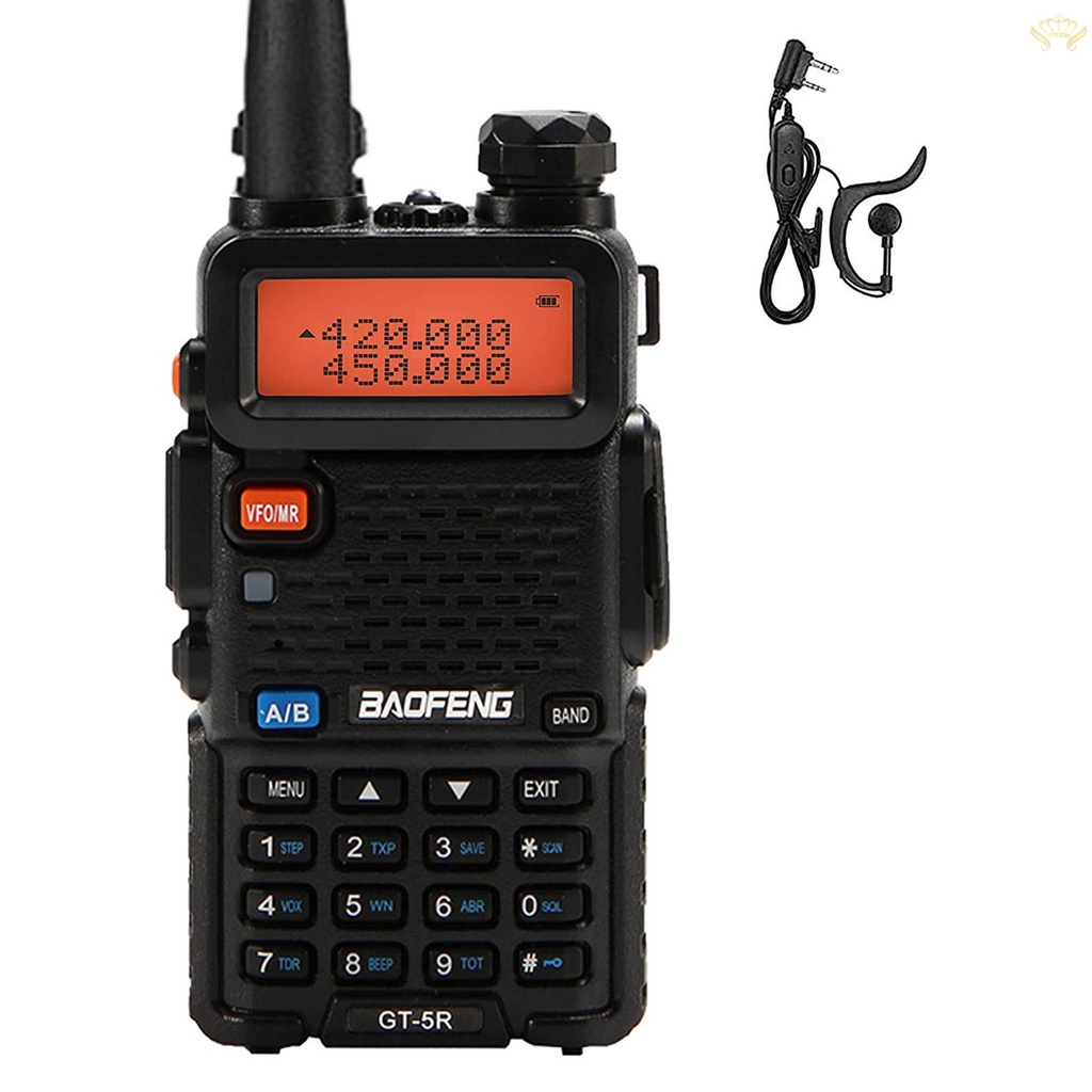 Bộ đàm BAOFENG UV-5R tích hợp radio hai chiều VHF 136-174 UHF 400-520mHZ 5W kèm tai nghe