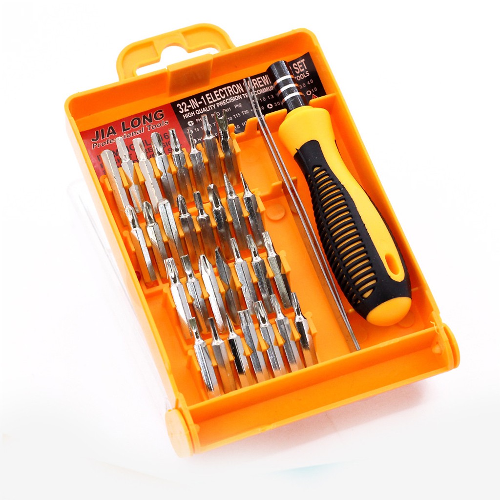 Bộ 32 Món Tua Vít Đa Năng (JR 1166), Bộ Dụng Cụ Sữa Chữa Cầm Tay Nhỏ Gọn Tiện Dụng Cho Mọi Nhà.