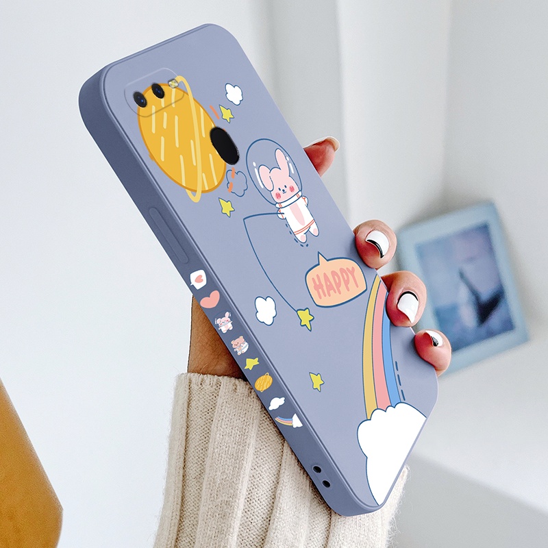 Ốp Điện Thoại Silicone TPU Mềm Họa Tiết Hoạt Hình Cho oppo a5s a12 a7 a31 a52 a92 f9