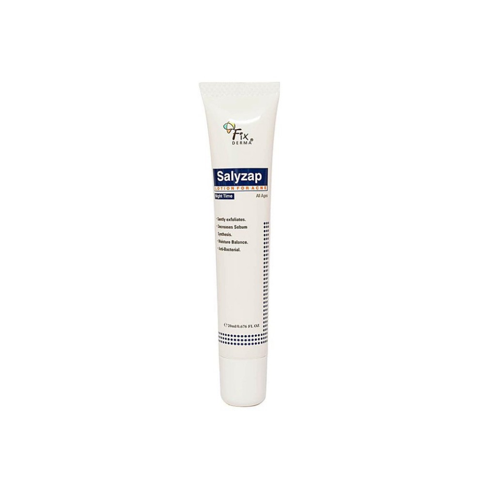 [CHÍNH HÃNG] Fixderma Sữa Dưỡng Giảm Mụn Ban Đêm Salyzap Lotion For Acne 20Ml