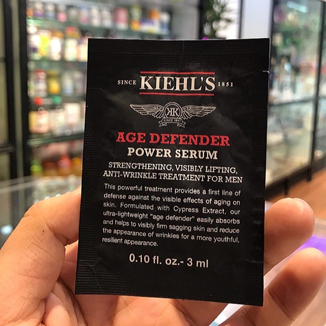 Sample 3ml Tinh chất dưỡng da nam Kiehl's age defender power serum