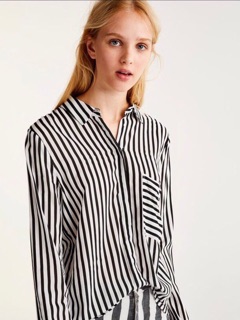 Áo sơ mi kẻ Pull&Bear