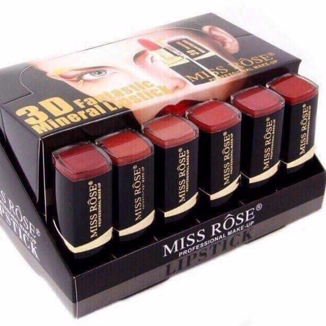 COMBO 24 CÂY SON MISS RÔSE 3D