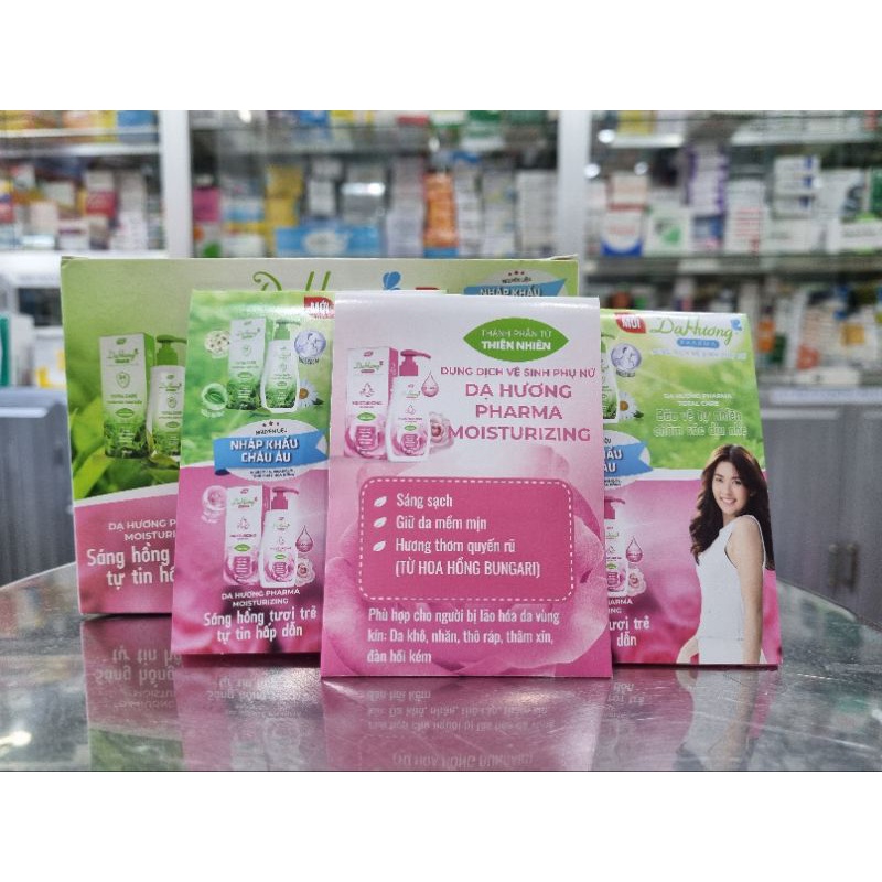Combo 5 gói DẠ HƯƠNG PHARMA TOTAL CARE hoặc 5 gói MOISTURIZING Dung dịch vệ sinh phụ nữ mẫu Mới