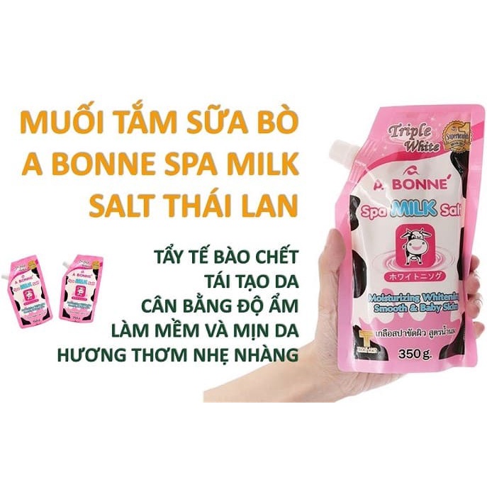 Muối tắm tẩy tế bào chết sữa bò ⚡ HÀNG NHẬP KHẨU ⚡ Thái Lan 350g | BigBuy360 - bigbuy360.vn