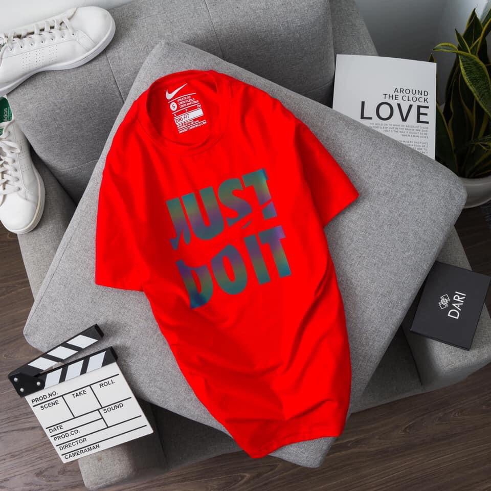 Áo thun unisex just do it form rộng vải cotton shophienmai- áo phông nam nữ phong cách ulzzang SD15