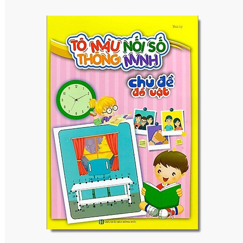 Sách - Tô Màu Nối Số Thông Minh Chủ Đề Đồ Vật