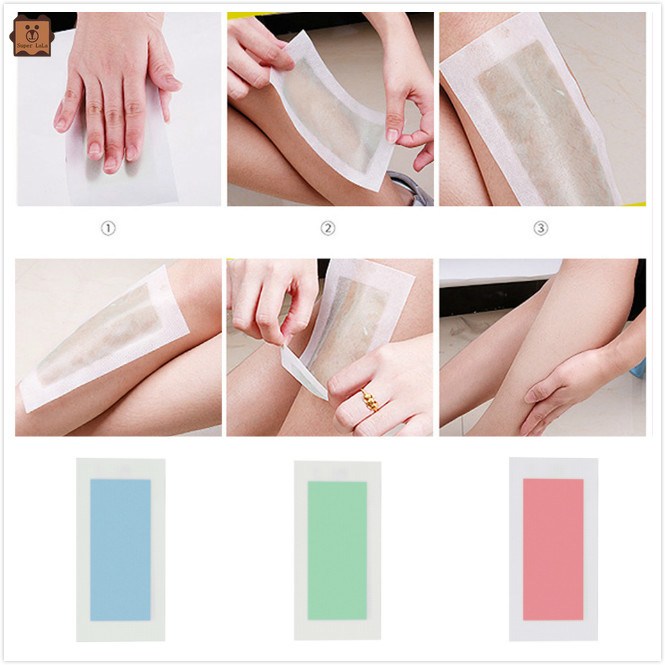 [Hàng mới về] Bộ 5 tờ giấy sáp tẩy lông toàn thân và vùng kín không đau hai mặt