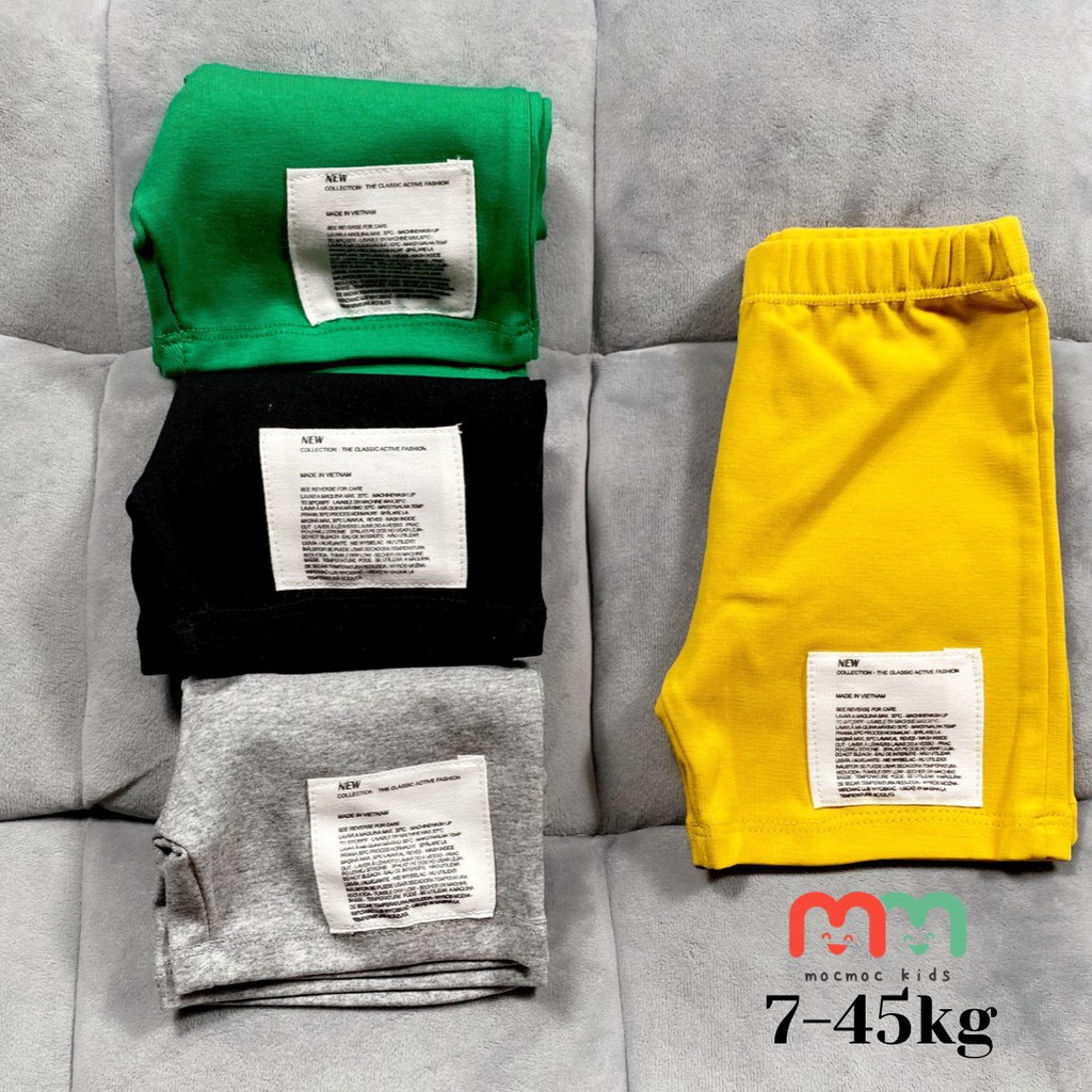 Quần legging bé gái ngố thun cotton mềm mịn mát co dãn cho bé 8kg đến 24kg