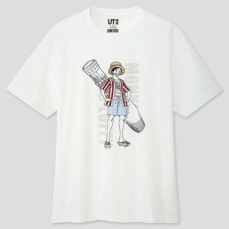 One Piece Stampede X Uniqlo Ut  Men Của  T Shirts Sports Fitness 100 %  Cotton Oversize Top Tee Birthday Gift