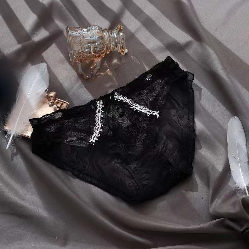 Quần Lót Cotton Phối Ren Thoáng Khí Quyến Rũ Cho Nữ