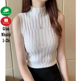 Áo len nữ sát nách cổ thấp 2021(AL12)
