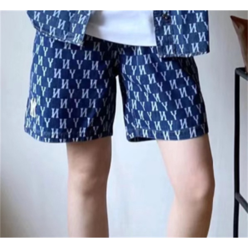 MLB Quần short Thể Thao Lưng Thun Size Lớn Thời Trang Cho Cặp Đôi