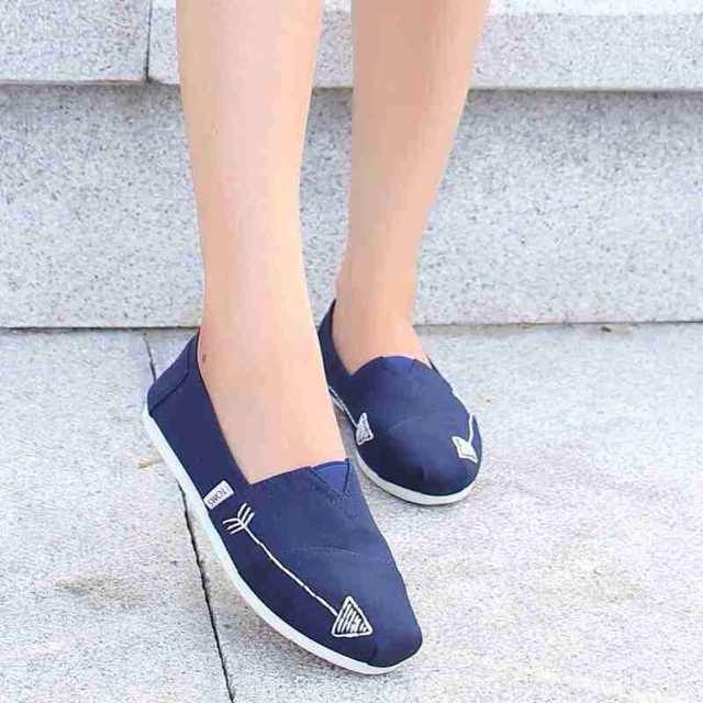 Giày toms Xương Cá Đen 2020,BLACK(Đế cao su đúc) | BigBuy360 - bigbuy360.vn